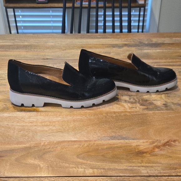 Vionic Black Slip-On Loafers - Picture 1 of 5